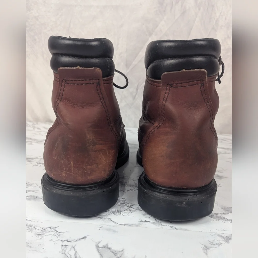 Red Wing Leather Work Boots Men's Size 9 Made In The USA